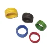 100 Bagues spirale plastique 18 mm bleu identification