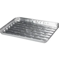 5 barquettes pour grillades bbq 34 x 23x 2,5 cm