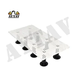 4 caillebotis 50cm x 1m maille 20x20mm