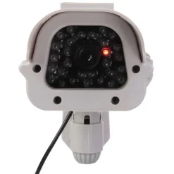 2 Caméras factices solaire LED clignotante ABS 210g 28x17,5x10 cm