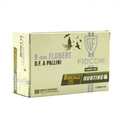 50 cartouches cal 9mm Flobert double charge cuivre 36mm