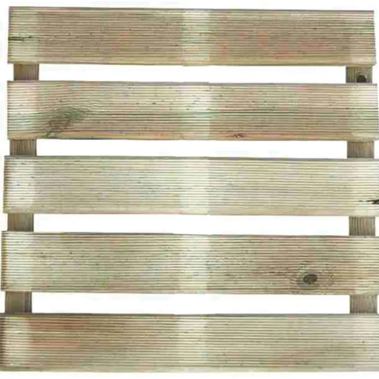 4 Dalles en bois autoclave 40 x 40 x 2,8 cm