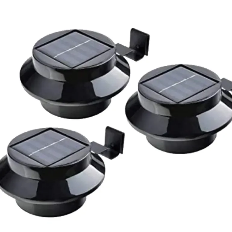 3 Lampes solaires pour gouttière