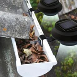 3 Lampes solaires pour gouttière
