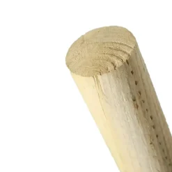 20 Piquets en Châtaignier Fraisé - Ø6cm x 1,5m - Certifiés PEFC