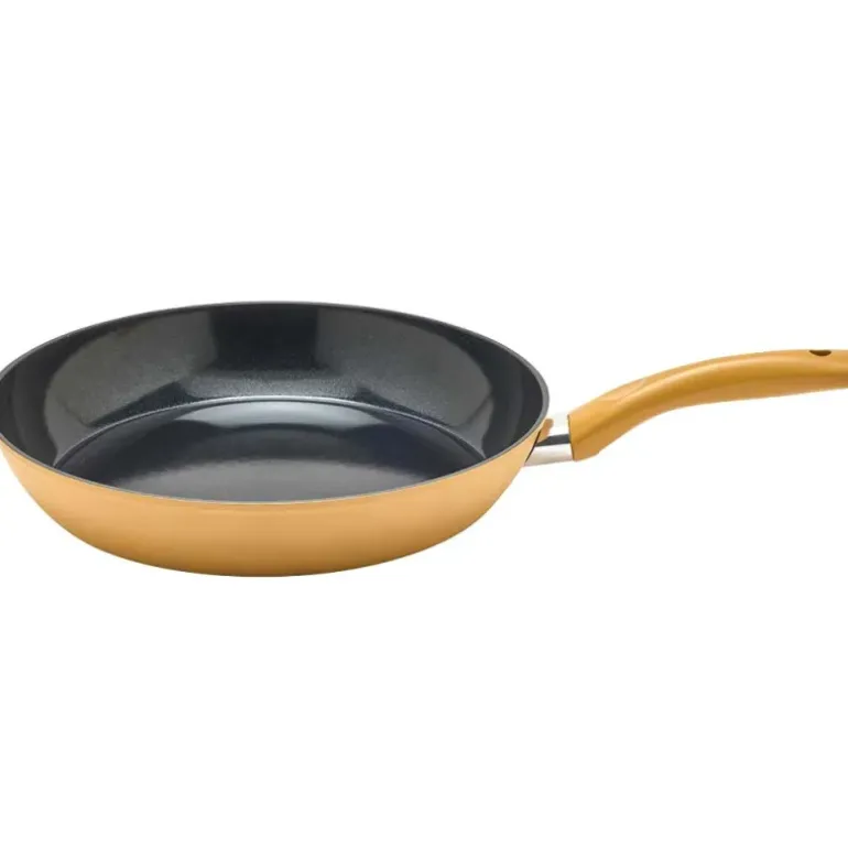 3 Poêles Vitamine Alu Forgé Ø20/24/28cm Manche Bakélite