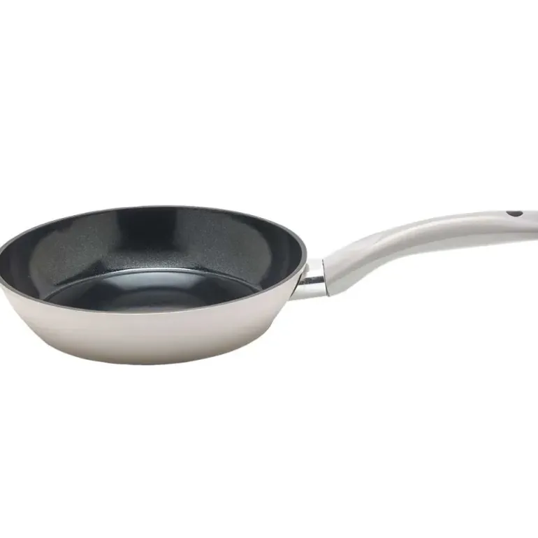 3 Poêles Vitamine Alu Forgé Ø20/24/28cm Manche Bakélite