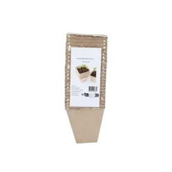 24 Pots Biodégradables Carrés 8 cm pour Semis