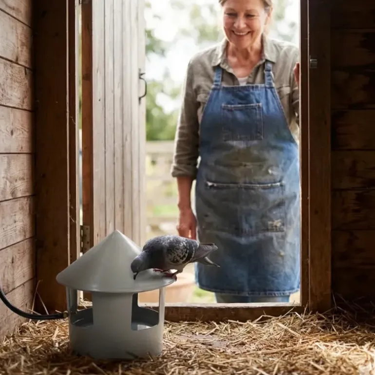 Abreuvoir automatique à grit pour pigeon Diam. 22
