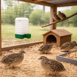 Abreuvoir de cage 1L poussins cailles ou oiseaux OLBA