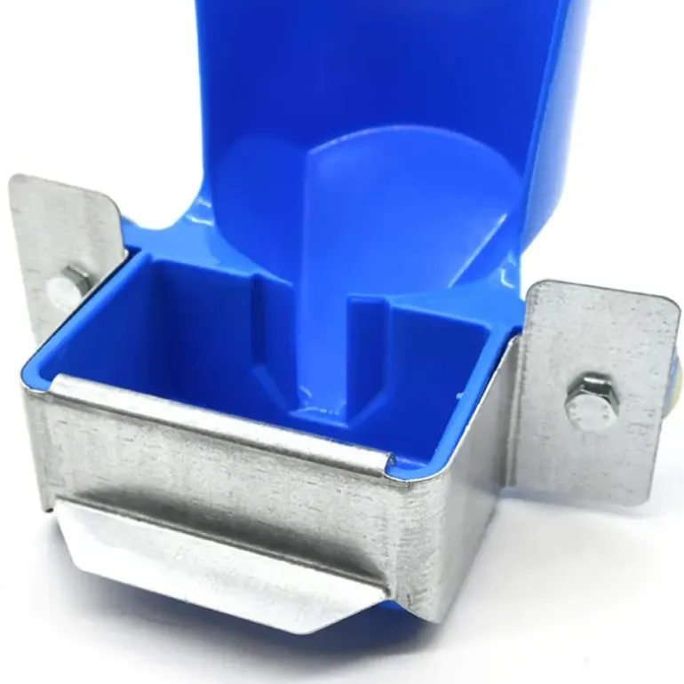 Abreuvoir porte bouteille lot de 2 fixation cage - galvanisé