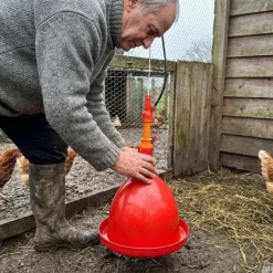Abreuvoir poules et volailles automatique à suspendre