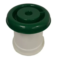 Abreuvoir seau à anse blanc et vert contenance 18 L Olba
