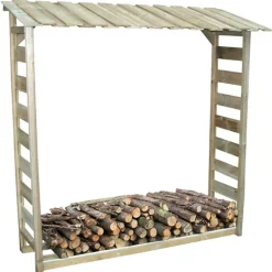 Abri bûches en bois 1,8 stères 170 x 46 x 182 cm