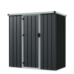 Abri de jardin Durance en acier - 1 porte battante 1,28m²
