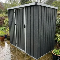 Abri de jardin Durance en acier - 1 porte battante 1,28m²
