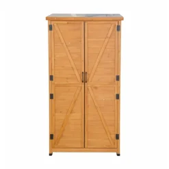 Abri de jardin Sambre en bois Hauteur 174 cm - 2 portes 0,44m²