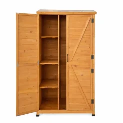 Abri de jardin Sambre en bois Hauteur 174 cm - 2 portes 0,44m²