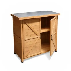 Abri de jardin Sambre en bois Hauteur 93 cm - 2 portes 0,36m²