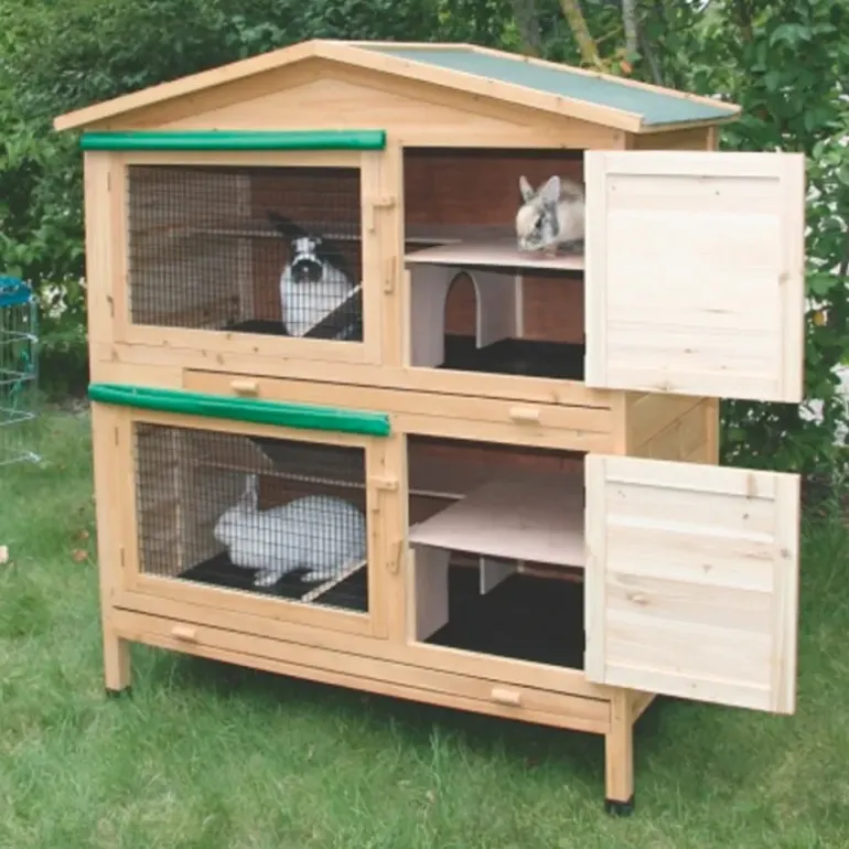 Abri pour rongeurs APPARTEMENT 2 zones 118 X 61 X 130 cm