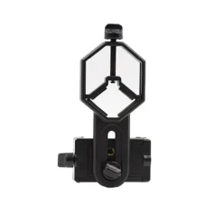 Adaptateur smartphone jumelles métal plastique PA noir 54 à 90mm