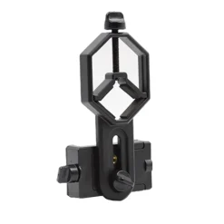 Adaptateur smartphone jumelles métal plastique PA noir 54 à 90mm