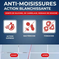 Anti-moisissures Starwax pour joints de salle de bain - 500ml