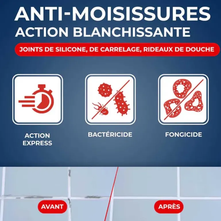 Anti-moisissures Starwax pour joints de salle de bain - 500ml