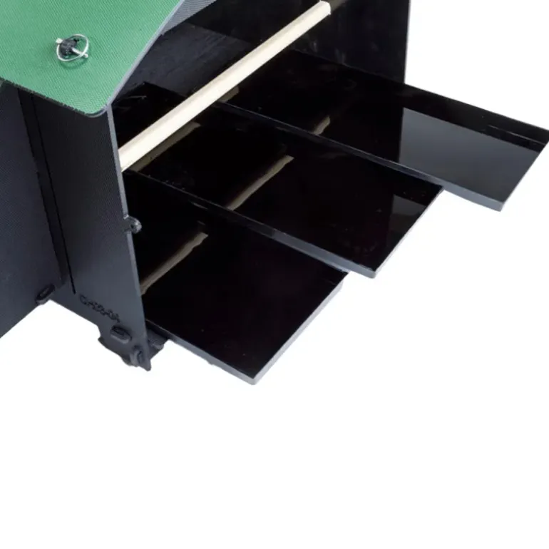 Bac à déjection rectangulaire - lot de 3 pour poulailler plastique recyclé 8 à 15 poules
