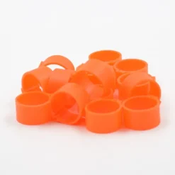 Bagues à clip éco Ø25mm par 50 pièces Orange