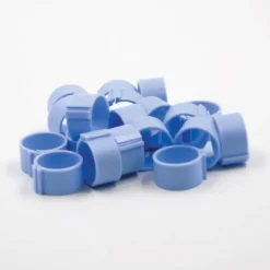 Bagues à clip éco Ø16mm par 100 pièces Turquoise