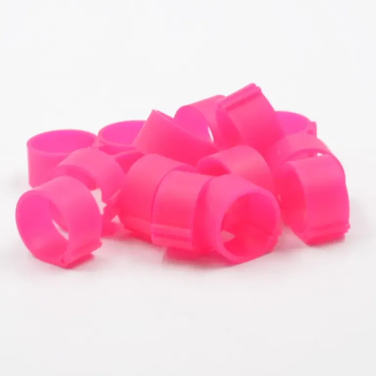 Bagues à clip éco Ø20mm par 50 pièces Blanc