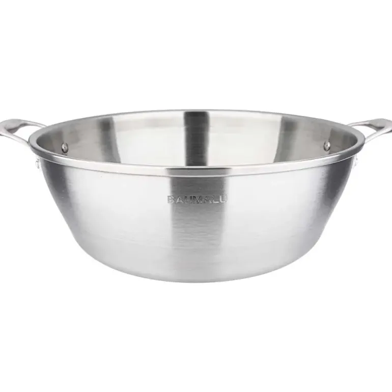 Bassine Acier Inoxydable Ø38cm Confitures Tous Feux Parois Évasées