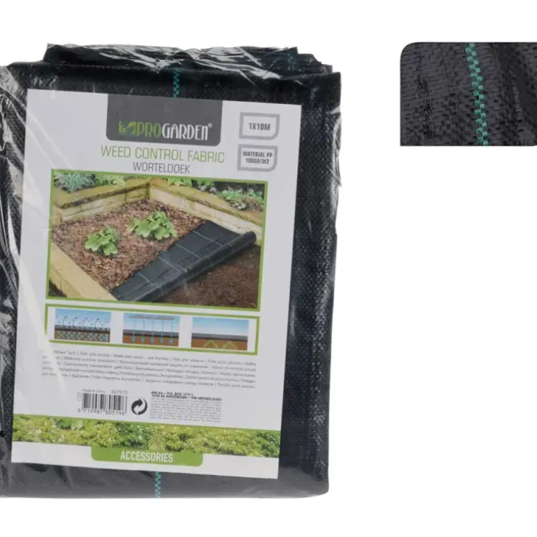 Bâche anti-mauvaises herbes 1x10m polyéthylène 100g/m²