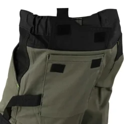 Bermuda de travail homme ULYSSE coton polyester kaki gris 38 à 50