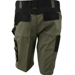 Bermuda de travail homme ULYSSE coton polyester kaki gris 38 à 50