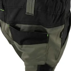 Bermuda de travail homme ULYSSE coton polyester kaki gris 38 à 50