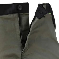 Bermuda de travail homme ULYSSE coton polyester kaki gris 38 à 50