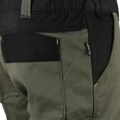 Bermuda de travail homme ULYSSE coton polyester kaki gris 38 à 50