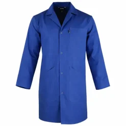 Blouse Homme Manches Longues Limeur LMA® en Coton Bleu - 240 g/m²