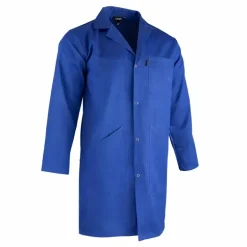Blouse Homme Manches Longues Limeur LMA® en Coton Bleu - 240 g/m²