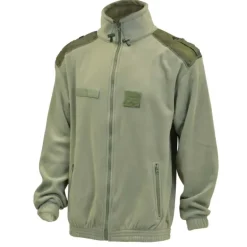 Blouson de chasse polaire commando 2 poches vert kaki TM