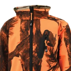 Blouson enfant Softshell Ghostcamo 3 poches polyester 6 à 16 ans