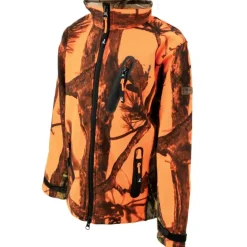 Blouson enfant Softshell Ghostcamo 3 poches polyester 6 à 16 ans