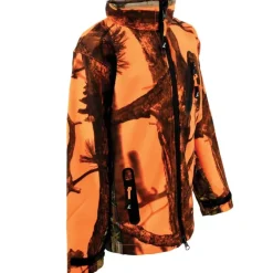 Blouson enfant Softshell Ghostcamo 3 poches polyester 6 à 16 ans