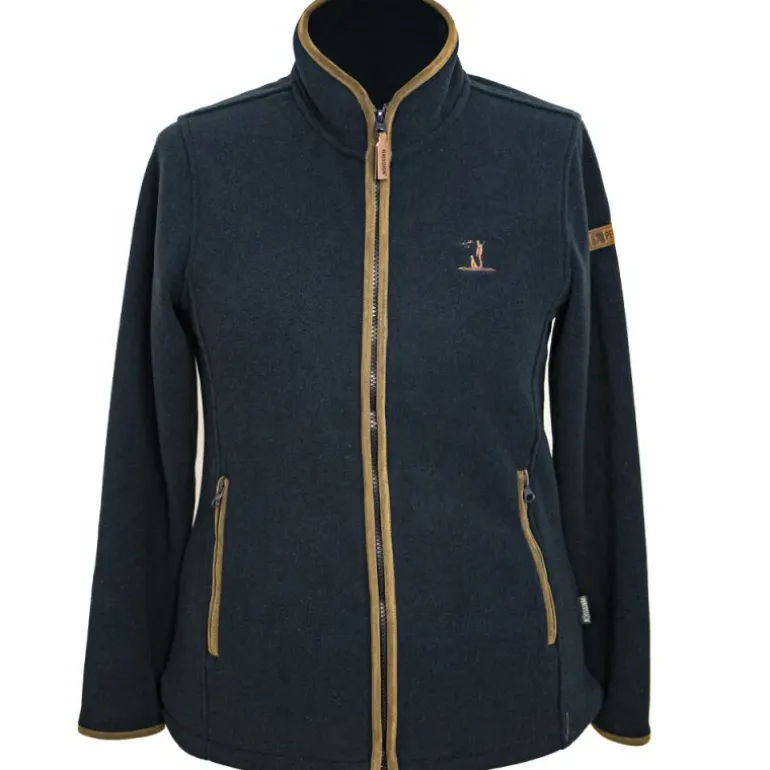 Blouson polaire femme Scotland zip polyester marine S à XL
