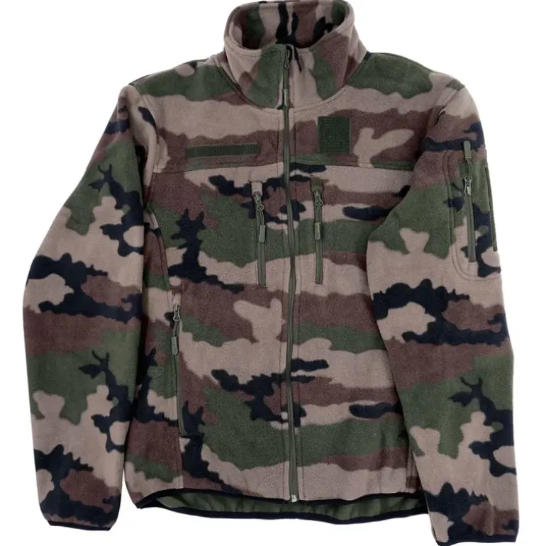 Blouson polaire homme Camo - Col montant - 390 g/m² - DCA France