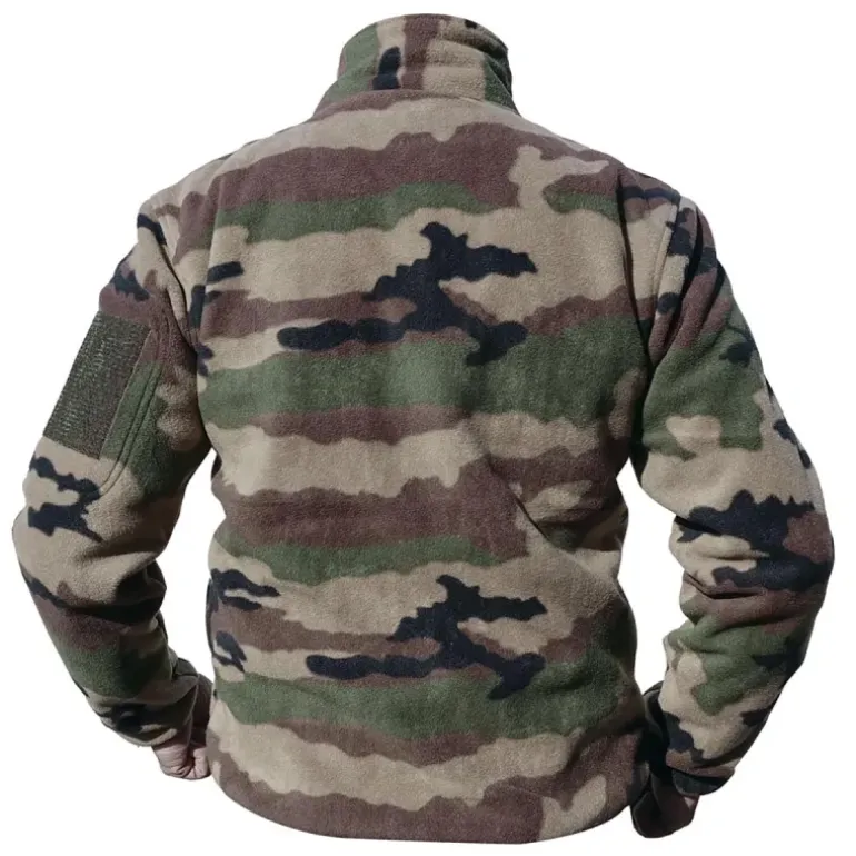 Blouson polaire homme Camo - Col montant - 390 g/m² - DCA France