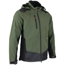 Blouson Softshell River polaire polyester kaki noir M à 3XL