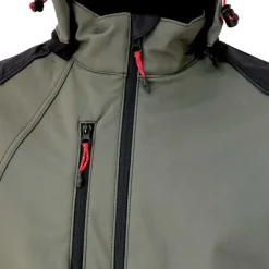 Blouson Softshell River polaire polyester kaki noir M à 3XL